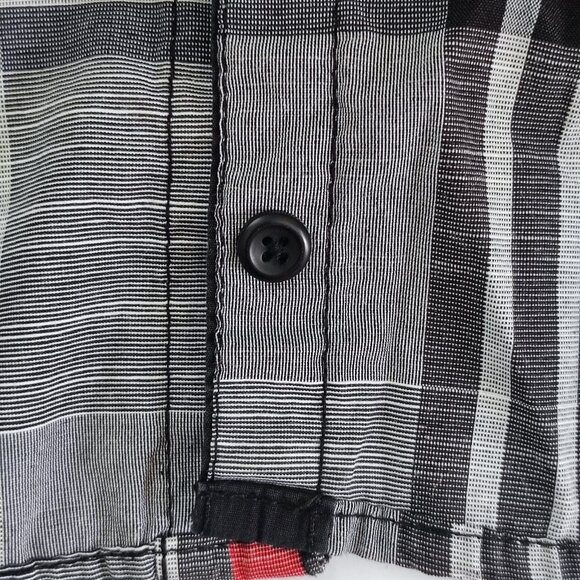 Rout 66 button down shirt men's size S grey red plaid short western country styl - Picture 10 of 12